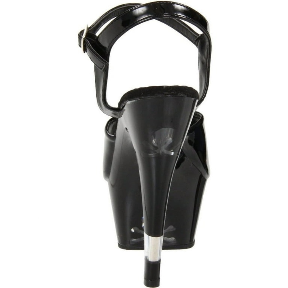 Pleaser Light Up Skull Heels - Picture 3 of 13